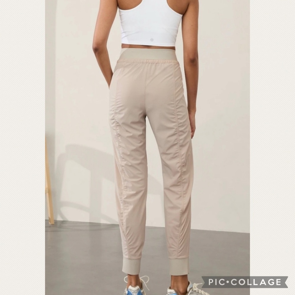 :Price Firm: Athleta Attitude II Mid Rise Jogger Pants in Abalone - Picture 2 of 7